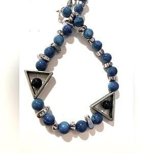 Men’s Geometric Stone Bracelet